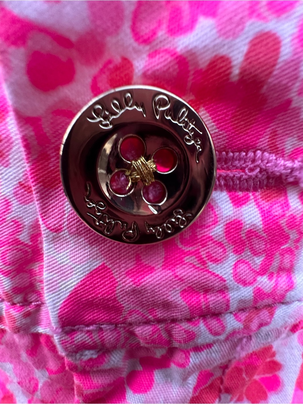 Lilly Pulitzer Pink Swirl Print Micro Shorts Preppy Resortwear Coastal Feminine - Picture 13 of 14